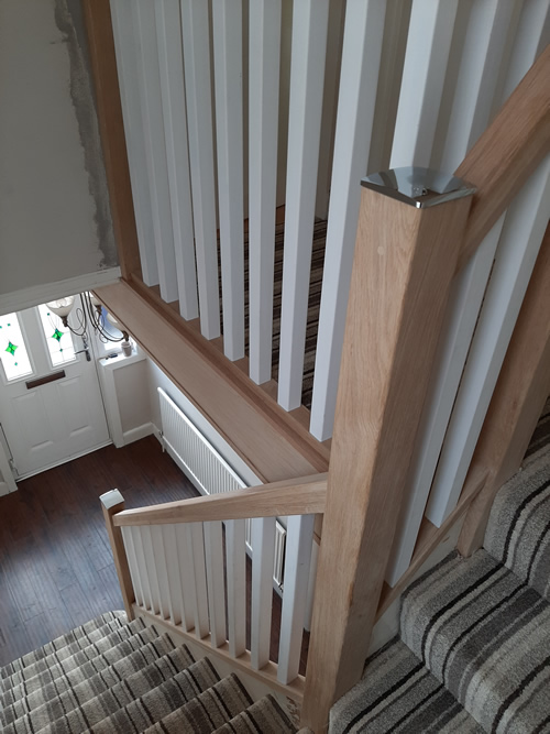 recent staircase renovation in Wigan 1